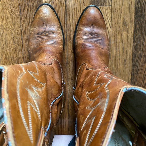DURANGO WOMEN’S Sz 6.5 M BROWN LEATHER WESTERN COWBOY BOOTS RD-762 - Picture 5 of 8